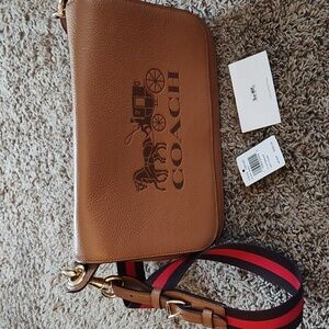 Coach leather Jes Messenger bag in light saddle